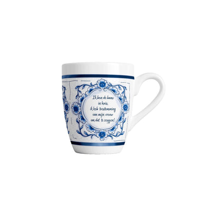 Paperdreams delfts blauwe mok baas