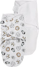 Meyco baby animal uni swaddle inbakerdoek - 2-pack - multicolour - 0-3 maanden - 1.0 tog