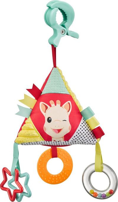 Pirámide de actividades Sophie la jirafa - parque móvil - juguetes para bebés - 6 actividades - desde 0 meses - 32,5x17x17 cm - multicolor