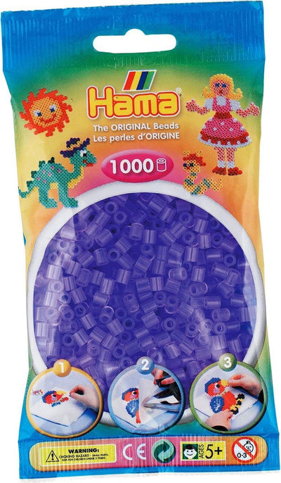 Hama Iron Beads 1000 lila transparente