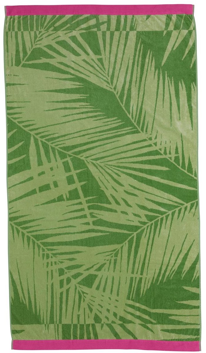 Toalla de playa Kaat amsterdam belice - 100x180 cm - verde -