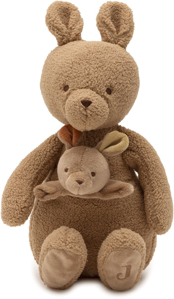 Jollein peluche canguro - kangaroots - tessuto morbido