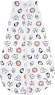 Meyco baby animal saco de dormir de verano para bebé redondo - multicolor - 62cm - 0,5 tog