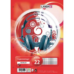 Raccoglitore ad anelli interno landré A4 100 fogli
