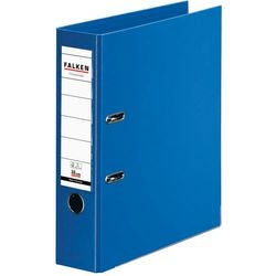 Ordner falken chromocolor a4 80 mm pp (polypropeen) blauw 2-rings 1 stuk