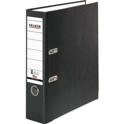 Carpeta Falken a4 80 mm negra 2 anillas cartón reciclado