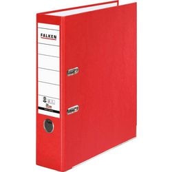 Carpeta Falken a4 80 mm roja 2 anillas cartón reciclado