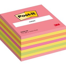 Cubos de colores post-it 2028-np 76 x 76 mm surtido neón 450 hojas
