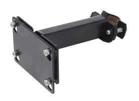 Albahaca fija montada - soporte del vástago - negro