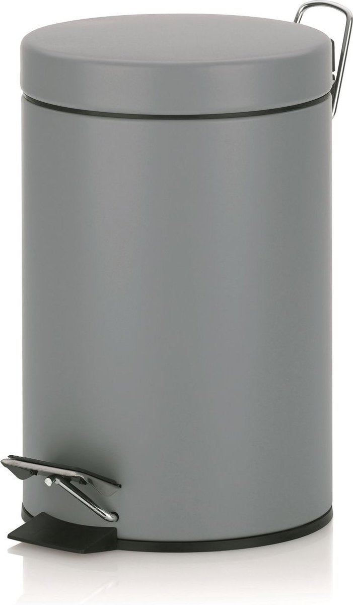 Papelera de pedal Kela Monaco - 3 l - gris claro -