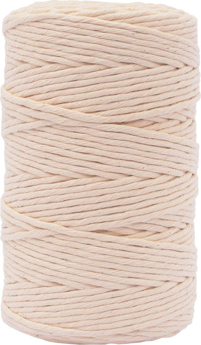 Cuerda de macramé creativa Vaessen - natural - 3mmx200m