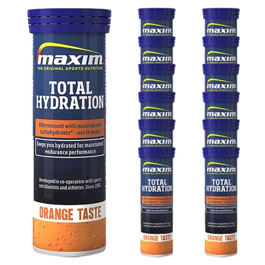 Maxim tabletas energia naranja 100gr tubo ds a 12