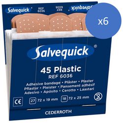 Recambio de yeso plastico Salvequick cederroth 45 piezas
