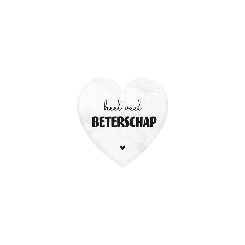 Corazón de mármol de Paperdreams: recupérate pronto