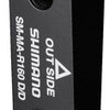 Adattatore freno a disco Shimano 160 mm dietro Flatmount FM FM