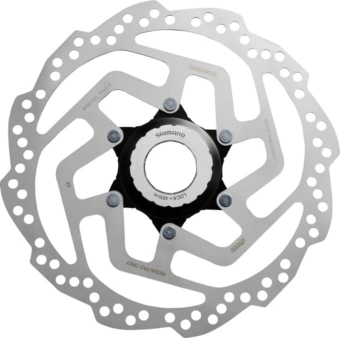 Shimano remschijf sm-rt10 - 180mm - center lock (werkplaatsverpakking)