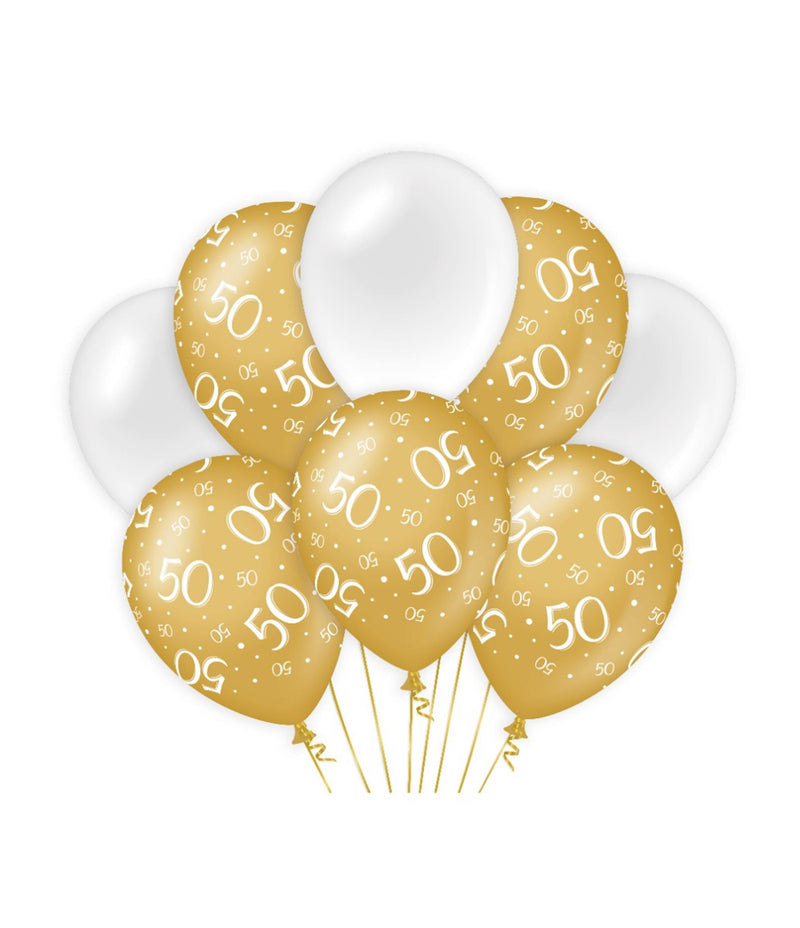 Palloncini decorativi Paperdreams oro bianco - 50