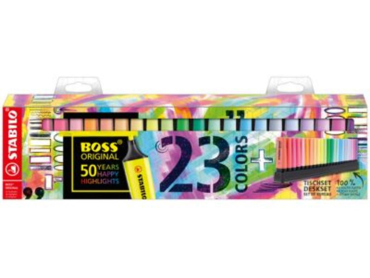 Set da scrivania originale Stabilo boss 23 pezzi