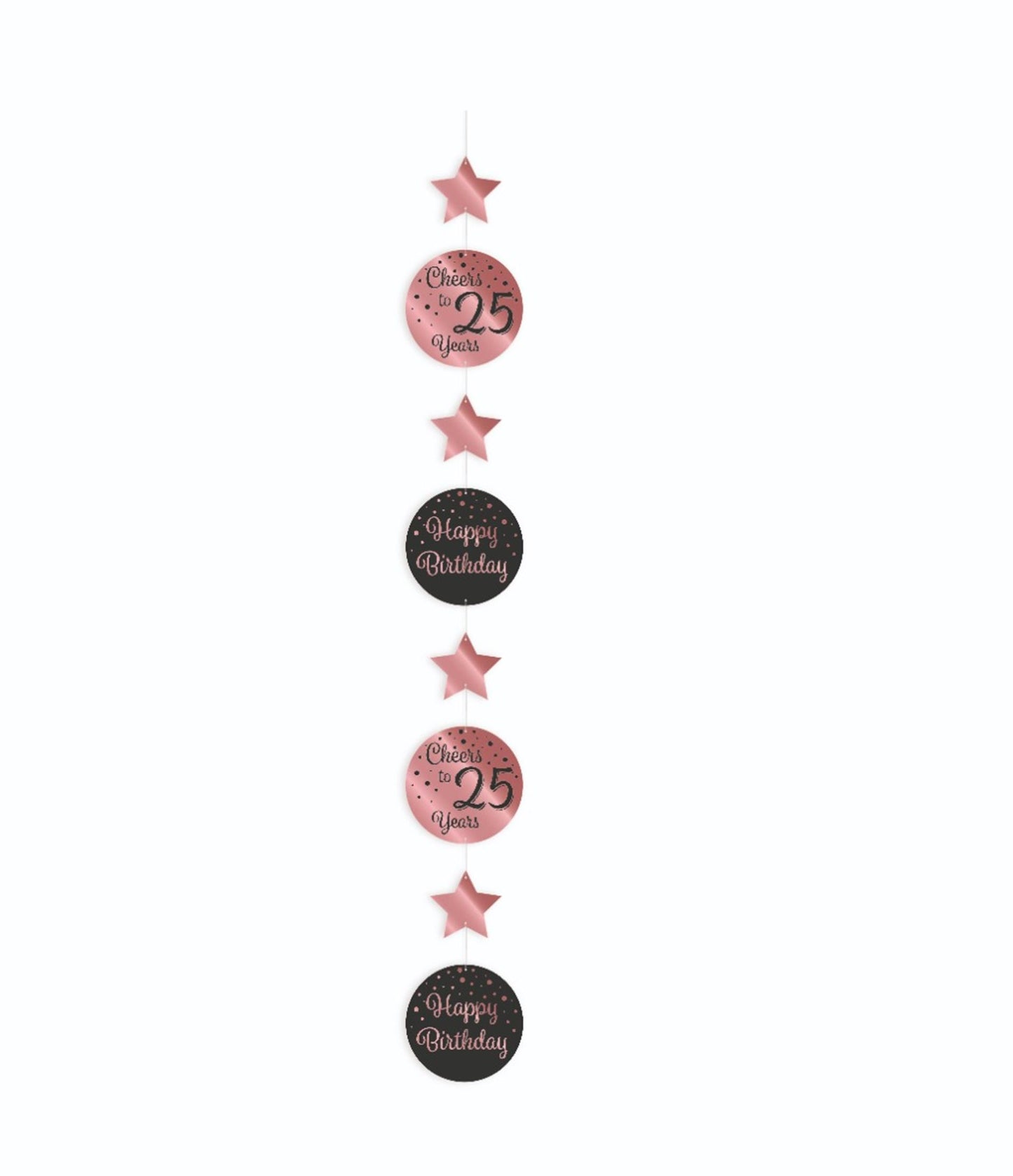 Paperdreams hangslinger roze zwart - 25