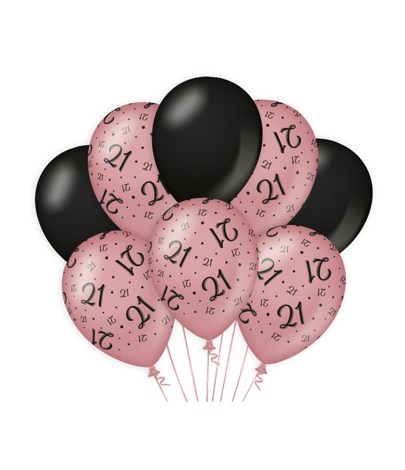 Globos decorativos Paperdreams rosa negro - 21