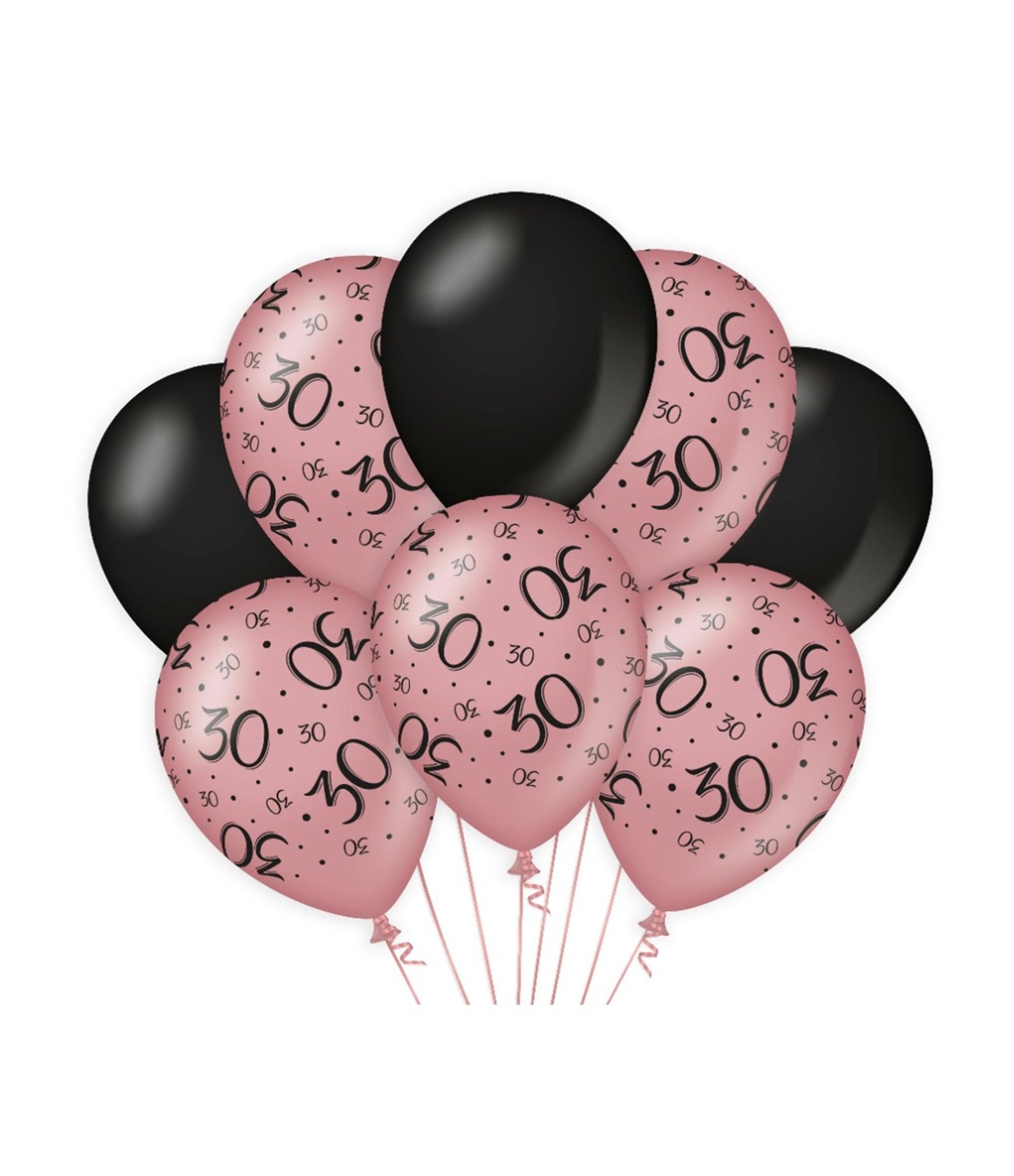 Palloncini decorativi Paperdreams rosa neri - 30