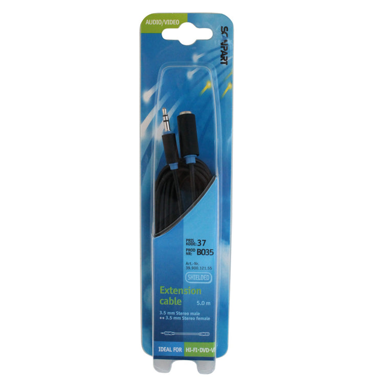 Cable alargador Scanpart 3,5 s(m)-(f) recto 5,0m