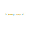 Paperdreams letter banner 'happy 1st birthday'