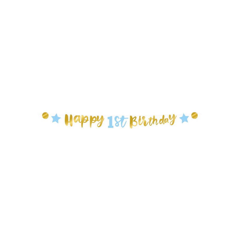 Paperdreams letter banner 'happy 1st birthday'