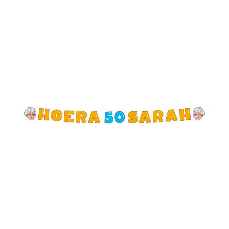 Paperdreams letter banner - sarah 50