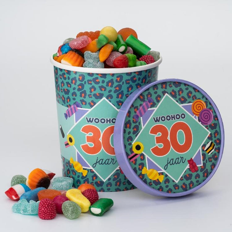 Paperdreams snoepbeker ø12x14cm - 30 jaar