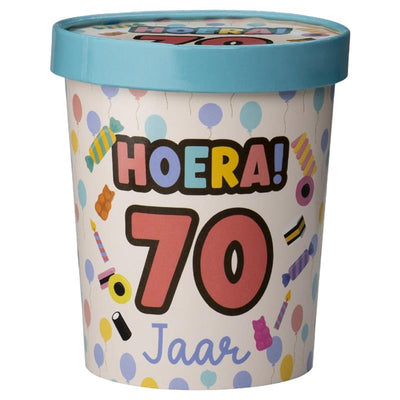 Vaso para dulces Paperdreams ø12x14cm - 70 años