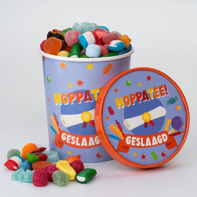 Bicchiere porta caramelle Paperdreams ø12x14cm - scuola passata