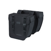 Boba de bicicleta doble Basil Tour - Repelente de agua - 28L - Negro