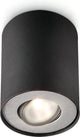 Philips Foco de superficie LED Philips Pillar - 1 luz - negro