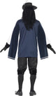 Disfraz de mosquetero azul Vegaoo para hombre - disfraz - talla grande