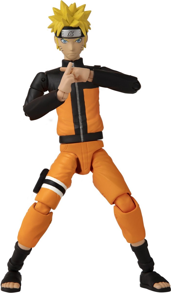 Bandai - anime heroes - naruto shippuden - figura anime heroes 17 cm - naruto uzumaki - licencia oficial naruto - figura de acción de naruto - juguetes para niños a partir de 4 años - 36901