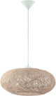 Eglo campilo hanglamp - e27 - 1 lichts - ø45 cm - wit, beige zandkleur