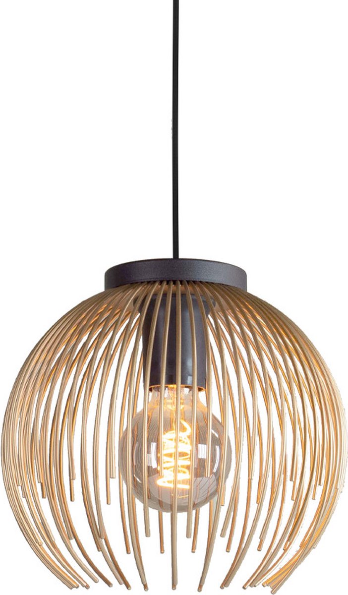 Eglo venezuela hanglamp - e27 - ø 23,5 cm - goud zwart