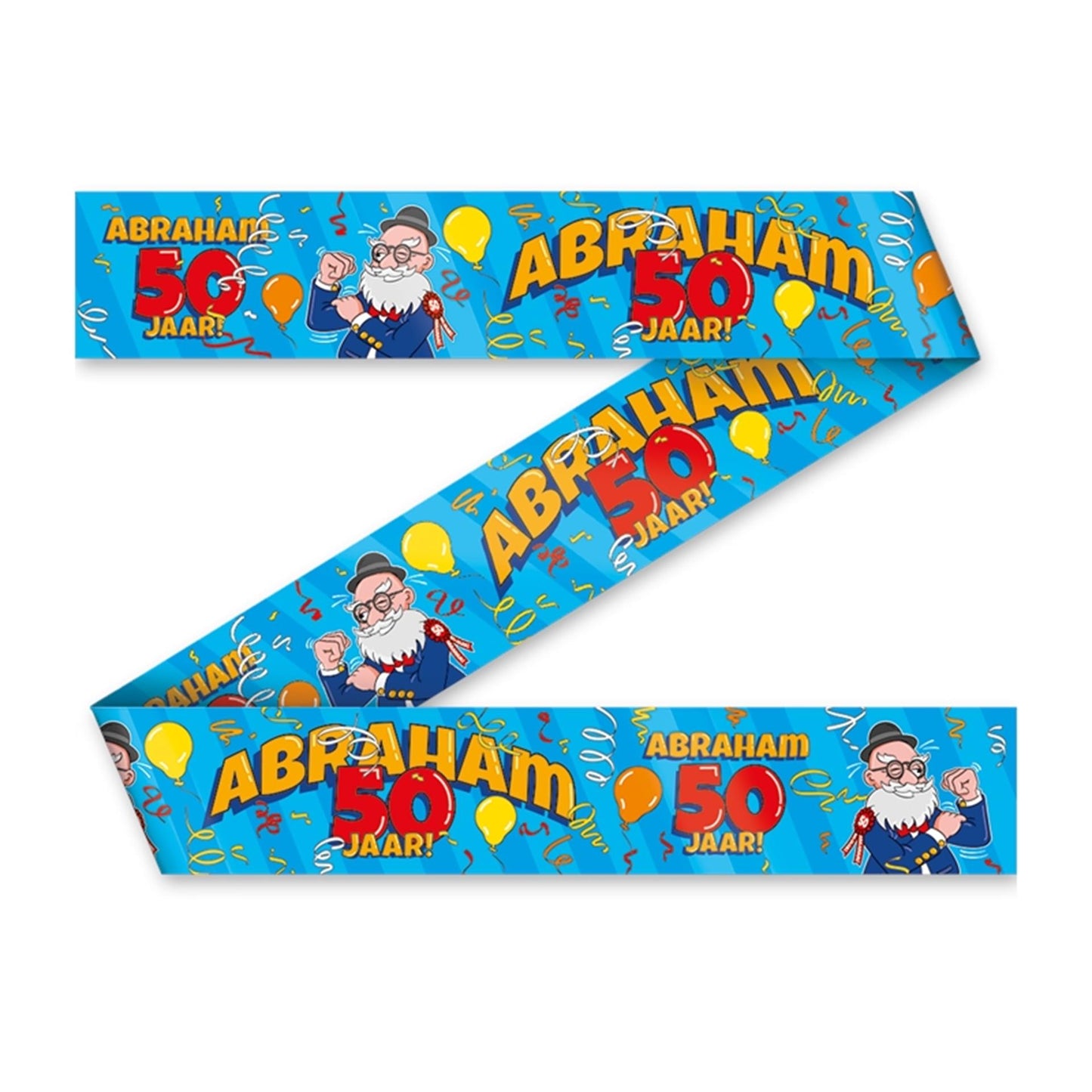 Nastro adesivo per feste Paperdreams Abraham 50 anni