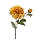 Roberts collection flor artificial dalia 80cm amarillo ocre