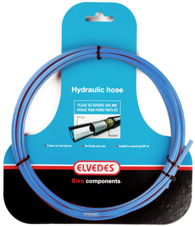 Elvedes Hydraulische leiding met PTFE voering en kevlar protectie blauw (3 meter op kaart)