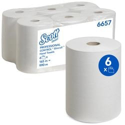 Toallas de papel scott slimroll 6657 papel