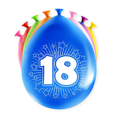 Palloncini con numeri Paperdreams - 18 anni