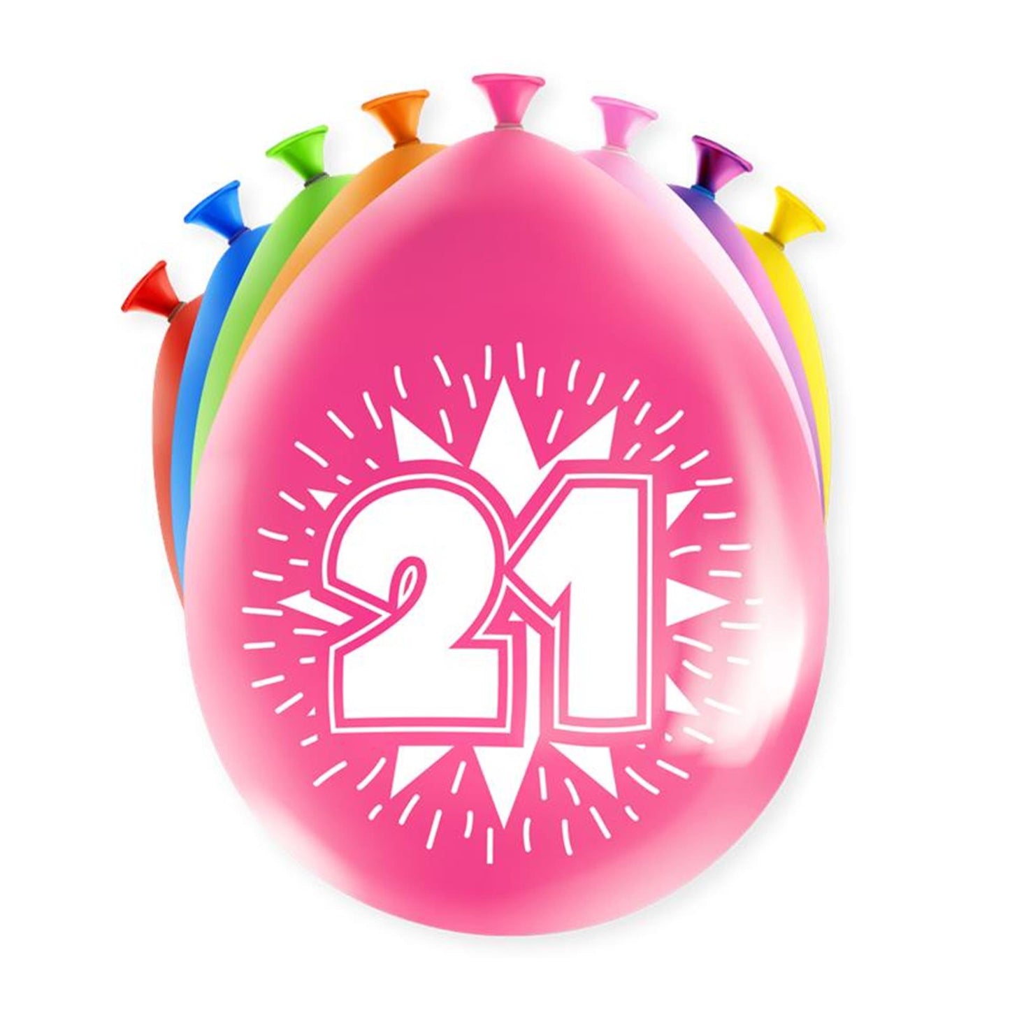 Palloncini numerati Paperdreams - 21 anni