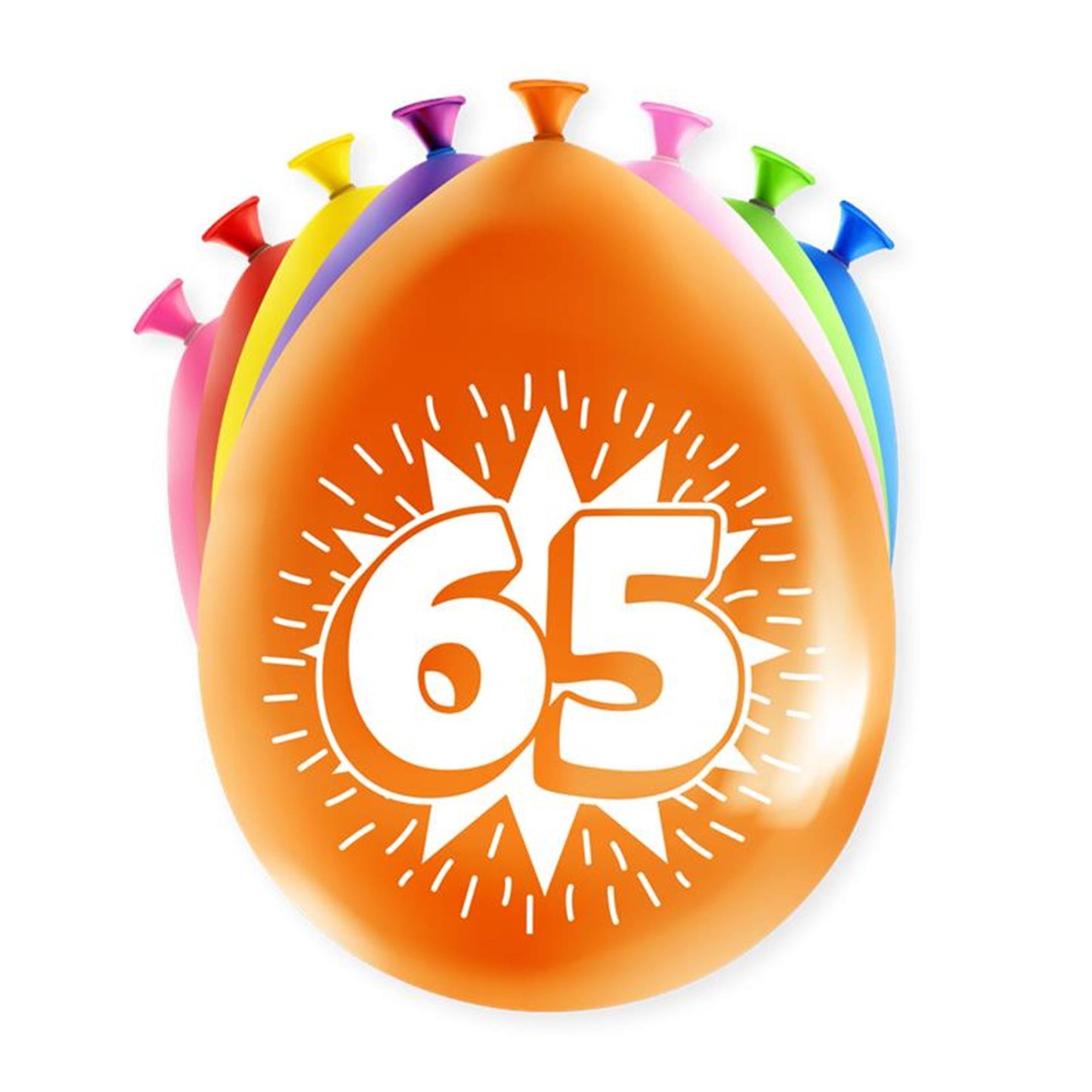 Palloncini numerati Paperdreams - 65 anni