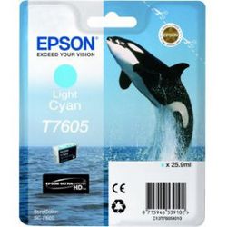 Cartucho de tinta cian claro intenso Epson T7605