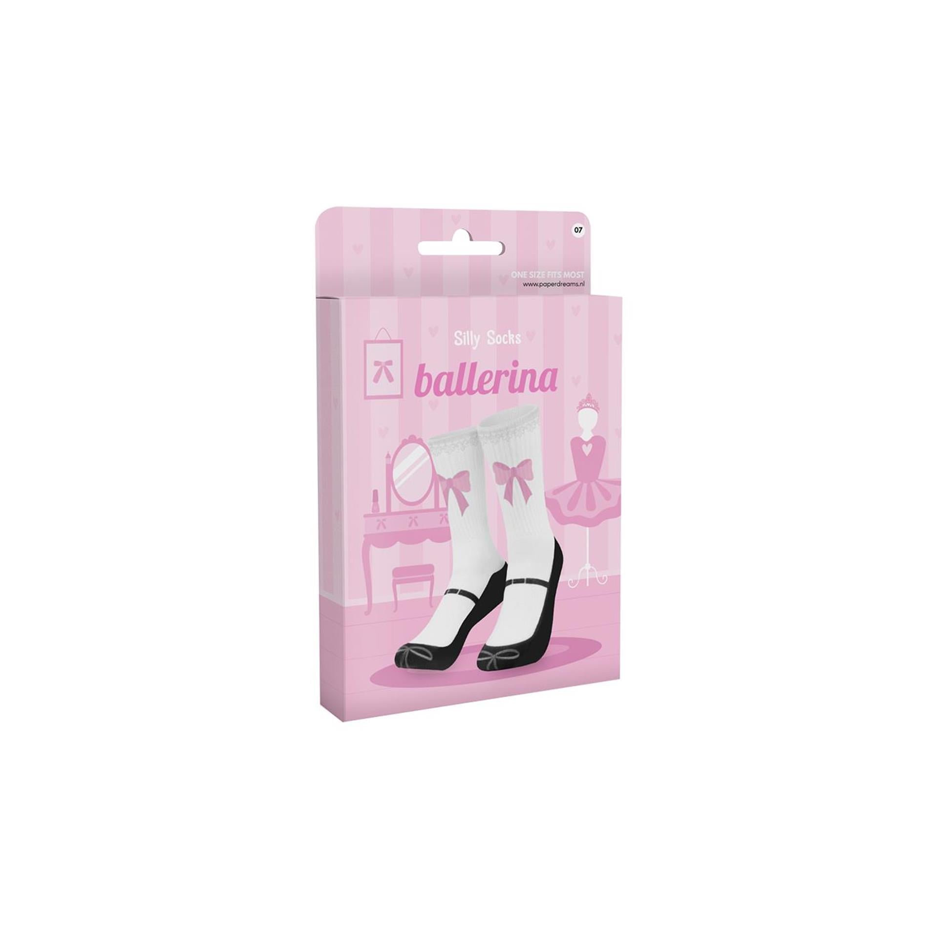 Paperdreams silly socks - ballerina