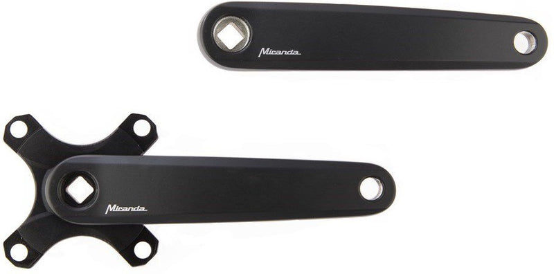 Miranda Cranket Delta Jis para puertas de 170 mm Matt Black