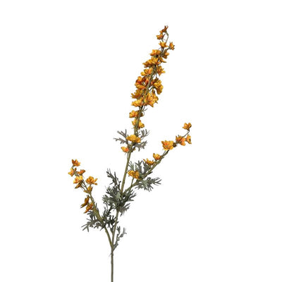 Colección Roberts flor artificial de tallo de delphinium 85 cm amarillo ocre