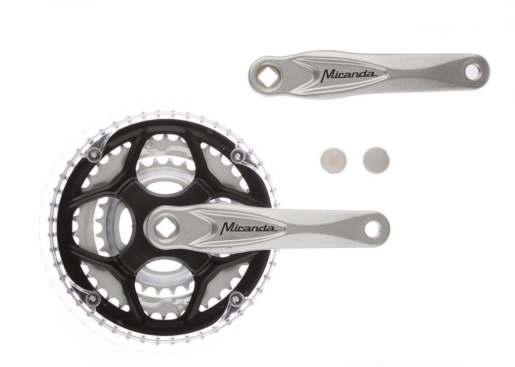 Miranda Cranket Alfa 3 Crank de 8 mm 170 mm 48 38 28t plata